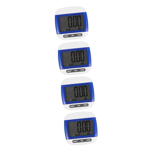 Milisten 4 Stuks pedometer stappenteller kluis veilig bevoorrading lopen calorie teller sportaccessoire professionele calorieteller belangrijk Accessoires sportartikelen balie ouderling