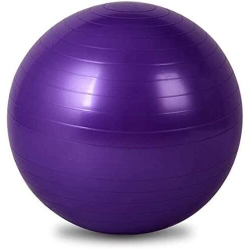 TIST Fitnessbal Yoga Pilatesbal Home Gym Bureaustoel Fitness Gewichtsverlies Evenwichtstraining Bevallingshulp (Color : Purple)