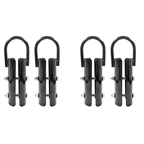 sunmin 1,5 Inch Klimtouwklem, 4 Sets Touwklimsluiting Workout Rig-Bevestigingshaak voor Touwklimmen Gym Krachttraining