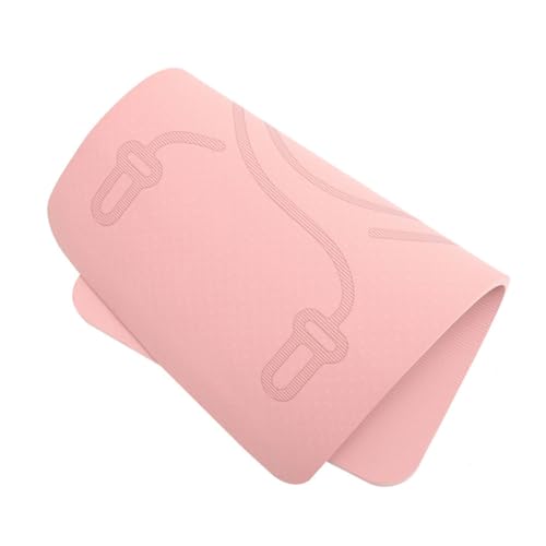 BESPORTBLE Springmat Sport Shockpad Trainingsmat Voor Oefening Trainingskussen Rustig Springkussen Gymnastiek Mat Training Trainingspad Sportkussen Tpe Roze Geschiktheid Yoga Springtouw