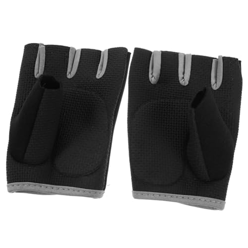 Yardwe 2 Stuks fitnesshandschoenen draagbare fietshandschoenen lichtgewicht gymhandschoenen gym gloves fitness handschoenen gymhandschoenen voor heren gym handschoenen halve handschoenen