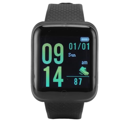 Naroote Activity Tracker, IP65 Waterdichte Fitness Tracker Touchscreen Calorieteller voor Mannen en Vrouwen (BLACK)