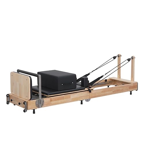 SwAcch Foldable Pilates Reformer Machine, Pilates Reformer, Reformer Machine, Pilates Studio Machine, Home Pilates Reformers, Studio Equipments for Home