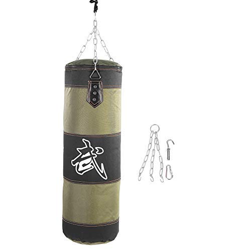 Zyyini Tbest Bokszak voor boksen, Muay Thai Heavy Bag bokszak MMA Fitness Workout Kick Boxing Bokszak Inoccuted (2# 80 cm)