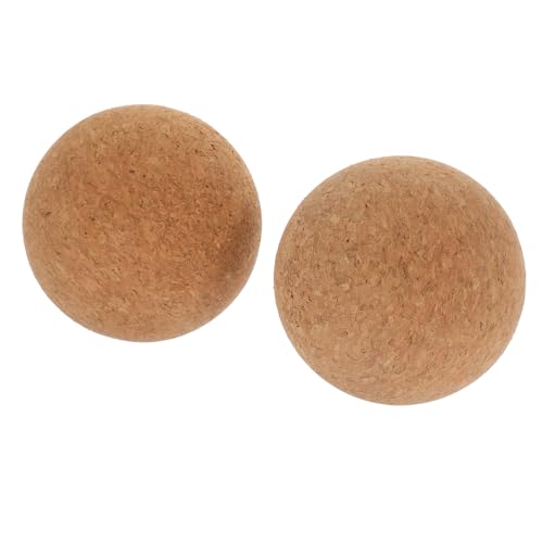 SEWOART 2 Stuks Kurk Yoga Bal Rugmassage Bal Rugmassage Kurk Bal Handige Yoga Bal Rollende Bal Voor Yoga Massagebal Multi-Use Massagebal Massagebal Voor Voeten