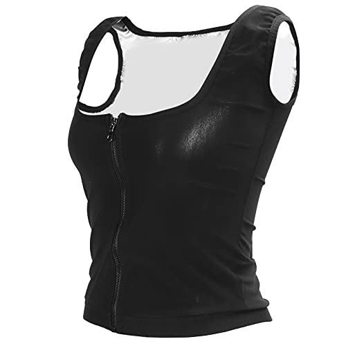 needlid Saunavest, afslanksauna Topsport Fitness voor training Training voor dames voor sportfitness(2XL/3XL)