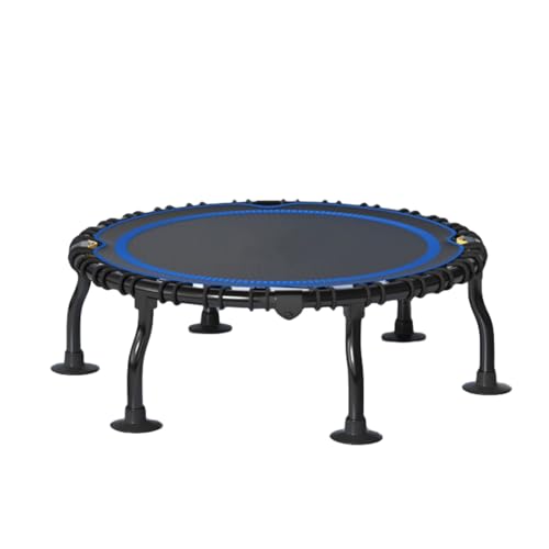 SHUQICAINA 40"/48" Rebounder Trampoline, Kleine Gym Trampoline voor Indoor Fitness, Mini Trampoline Met T-vormige armleuning, verstelbaar in drie versnellingen, Rebounder Trampoline voor spelen en sporten (Maat: