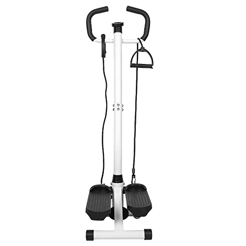 HUOLE Mini stepper 2-in-1 stepper top voor thuis, klein fitnessapparaat voor been- en billen training, trainingsstepper fitness hometrainer met display (D)