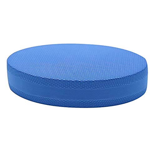 Luckywaqng Matte oefening stabiliteit stabiel trainingskussen rubber trainingsband (blauw, één maat)