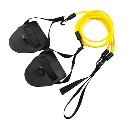 BAIRU Powercord Met Paddles Zwemmen Arm Krachttrainer Arm Krachttraining Zwemmen Weerstand Oefening Bands Set Arm Krachttrainer