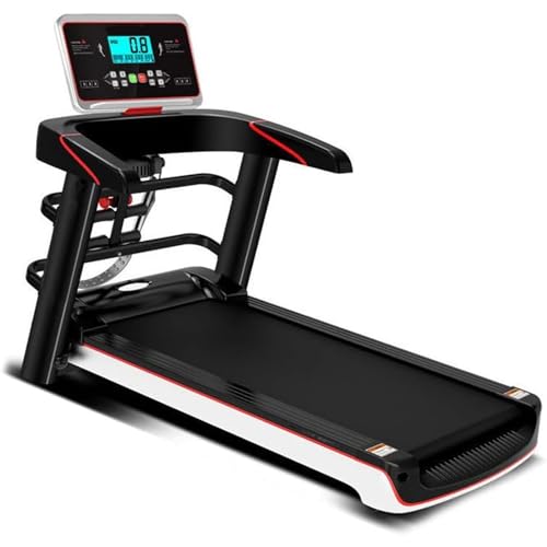 WHHSJD Elektrisch gemotoriseerde opvouwbare loopband, Heavy Duty 2.0 HP Indoor Walking, Running, Jogging Oefening Gym Machine, met 12 vooraf ingestelde programma's LCD-display voor thuisgebruik