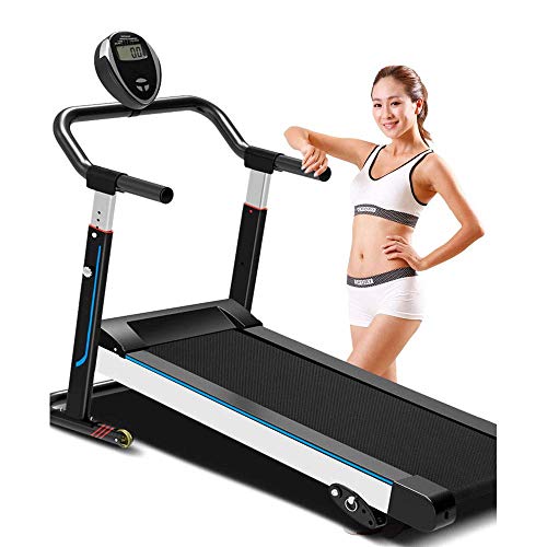 VejiA Loopbanden, Huishoudelijke Kleine Loopband Opvouwbare Mechanische Loopband Loopmachine Ultrastille Fitness Aerobic Oefenapparatuur, Verstelbare Hoogte En Helling Aanpassing