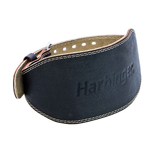 Harbinger riem voor gewichtheffer 6 inch lederen riem