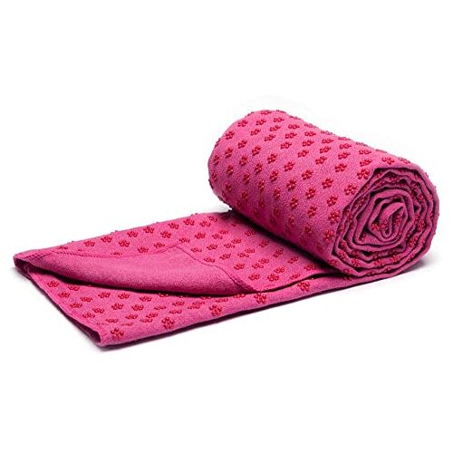 voidbiov Quick Dry antislip yogahanddoeken (4 kleuren) met draagtas van mesh, extra lang, 62 x 183 cm, Dot Grip Bikram Yoga handdoek