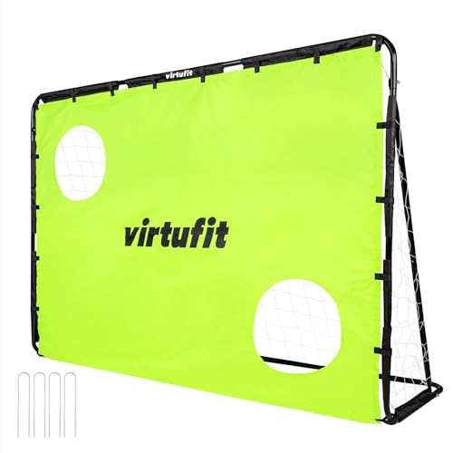 VirtuFit Voetbaldoel met Doelwand Voetbal Goal 215 x 150 cm