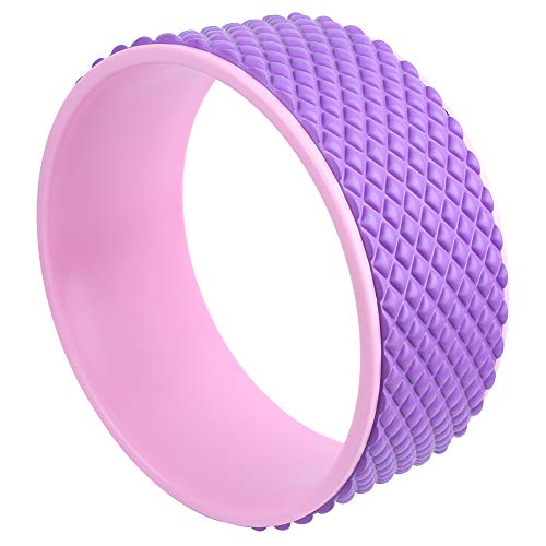 Longzhuo Yoga Wiel, Yoga Wiel Kurk, Yoga Wiel, Yoga Roll voor rekken, Yoga Wheel Fitness accessoires voor stretching, elleboogverbetering, balans, stretching 32 x 12 cm