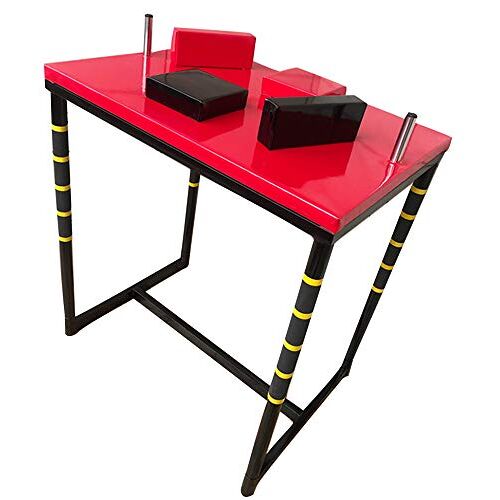 DYJD Professionele Arm Worstelen Tafel Standaard Arm Worstelen Battle Tafel Geschikt voor Home Gym Entertainment Wedstrijden, zwart en rood