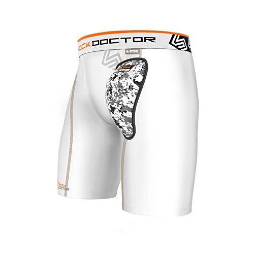 Shock Doctor Herren Aircore Suspensorium, White, XXL