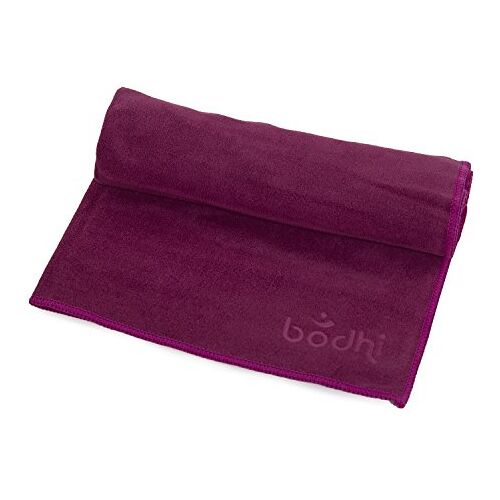 Bodhi Yogahanddoek NO Sweat Towel S, kleine yoga-handdoek, extra absorberend en sneldrogend, 68 x 40 cm, bijvoorbeeld voor hot yoga (aubergine)