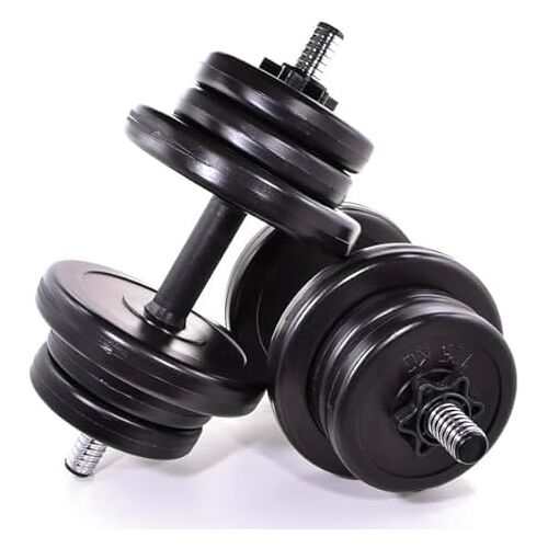 A2Z SPORT ® Korte Halters 20kg / 30 kg / 40 kg / 50 kg Set van 2 Halters Verstelbare Halterset 20kg-50 kg Adjustable Dumbbell Set Trainingshalters voor Krachttraining