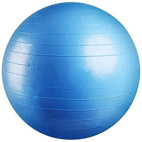 ELzEy Fitness Bal Pilates Bal Yoga Bal Geboortebal,thuiskantoor Fitness Evenwichtstraining Gewichtsverlies Bevalling Hulpbal (Color : Blu, Size : 55cm)