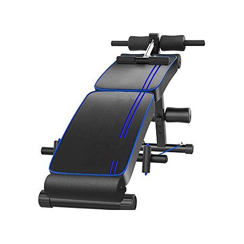 QIEANY Kleine Dumbbell Sit-up Board, Fitness Apparatuur Vouwen Thuis Multifunctionele Board Halter Bench Fitness Dumbbell