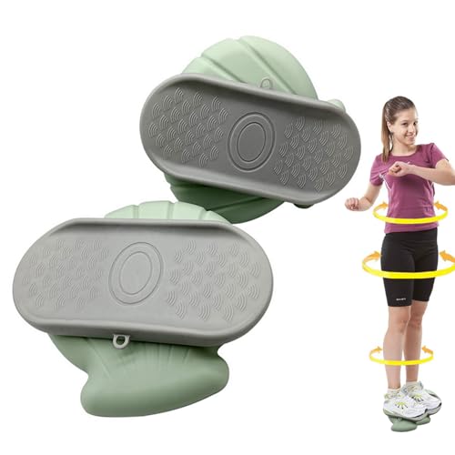 NGUMMS Ab Twistbord, Twist-trainingsmachine, Antislip rubberen bodemkern Twist Board met fitness-rekband voor buikgymnastiekapparatuur