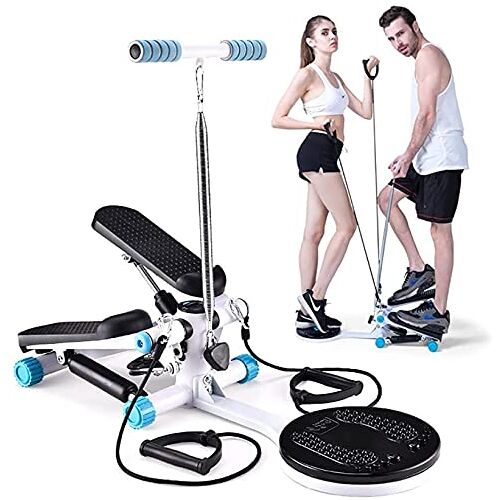 ModeXo Stepper, minimachine, steppers voor training met display en weerstandsbanden, omhoog en omlaag voor beginners en gevorderde gebruikers, fitnessapparatuur voor thuisgebruik