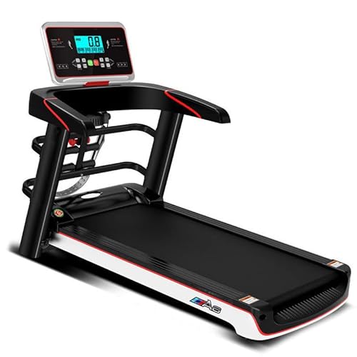 NOALED Elektrisch gemotoriseerde opvouwbare loopband, Heavy Duty 2.0 HP Indoor Walking, Running, Jogging Oefening Gym Machine, met 12 vooraf ingestelde programma's LCD-display voor thuisgebruik