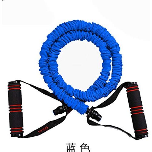 ESASAM Fitness Elastic Band Anti-break Protection Cover Pull Rope Startpagina Chest krachttraining Device Resistance Rope Man (Color : Blu)