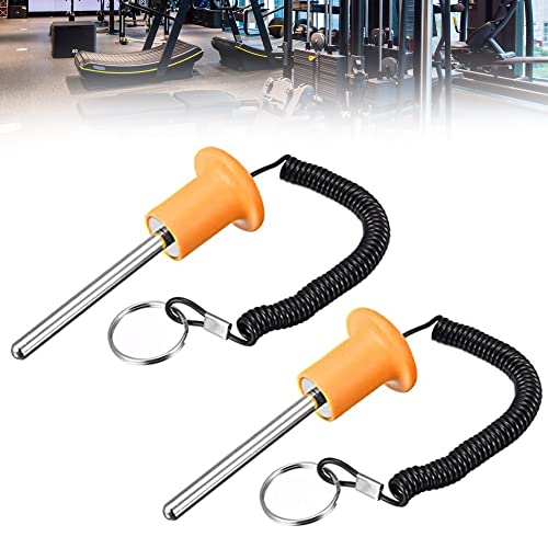 LONGHAO 2 pcs,Gewichtstapelpen,Accessoires Voor Krachttrainingsapparatuur,Magnetische Krachttrainingsapparatuur,Met Trekkoord Voor Trainingsapparatuur,Magnetische Gewichtsstapelpen,Voor Sportschool