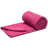 voidbiov Quick Dry antislip yogahanddoeken (4 kleuren) met draagtas van mesh, extra lang, 62 x 183 cm, Dot Grip Bikram Yoga handdoek