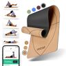 Vesta+ Yogamat, kurk, TPE, fitness-app, de duurzame kurk yogamat voor de plus in je workout, testwinnaar onder kurkmatten, yoga, als yogamat, kurk, sportmat, kurk en yogamat, antislip