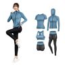 GRTE Sportpakken Activewear-Set, 5-Delig Yogapak Voor Dames, Fitness Running Athletic Trainingspakken, Gym Running Workout-Kleding Voor Beginners,B,XXL