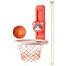 Harilla Kids Basketball Hoop Touch Hoogspringen Teller Oefening Solo Oefenen Intelligent Voice Report Hoogspringen Trainer voor Kinderen Thuis, Rood met stickers