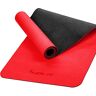 MOVIT turnmat, yogamat, huidvriendelijk en antislip, 190 x 100cm, dikte 0,6cm, rood