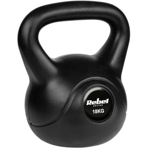 Rebel Electro Rebel Kettlebell bitumen 18 kg PVC RBA-2319 Rebel Electro Rebel Kettlebell bitumen 18 kg PVC RBA-2319