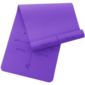 Narwhal Yogamat met oriëntatielijnen, antislip, yogamat, sportmat voor fitness en pilates, gymnastiekmat, 6 mm dik, milieuvriendelijk TPE-materiaal, 183 x 61 cm (paars, 6 mm) Narwhal Yogamat met oriëntatielijnen, antislip, yogamat, sportmat voor fitness en pilates, gymnastiekmat, 6 mm dik, milieuvriendelijk TPE-materiaal, 183 x 61 cm (paars, 6 mm)