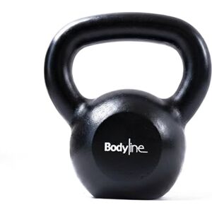 Bodyline gietijzeren kettlebell 8 kg gewichten professionele Russische halter voor functionele training, sportschool en thuisfitness met ergonomisch handvat Bodyline gietijzeren kettlebell 8 kg gewichten professionele Russische halter voor functionele training, sportschool en thuisfitness met ergonomisch handvat