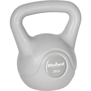 Rebel Electro Kettlebell Bitumen 2kg RBA-2322G-02 Grijs Rebel Electro Kettlebell Bitumen 2kg RBA-2322G-02 Grijs