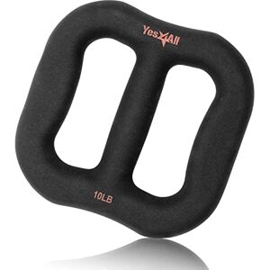 Yes4All 3-in-1 multifunctionele neopreen halter/multifunctionele halter met massieve kern, ergonomische curve, zwart Yes4All 3-in-1 multifunctionele neopreen halter/multifunctionele halter met massieve kern, ergonomische curve, zwart