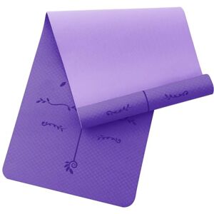 Narwhal Yogamat met oriëntatielijnen, antislip, yogamat, sportmat voor fitness en pilates, gymnastiekmat, 6 mm dik, milieuvriendelijk TPE-materiaal, 183 x 61 cm (paars/lichtpaars, 6 mm) Narwhal Yogamat met oriëntatielijnen, antislip, yogamat, sportmat voor fitness en pilates, gymnastiekmat, 6 mm dik, milieuvriendelijk TPE-materiaal, 183 x 61 cm (paars/lichtpaars, 6 mm)