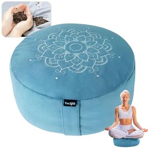 Yes4All Meditation Cushion, Floor Pillow Foam Zafu Buckwheat, Mandala Pattern Yoga Meditation Bolster Pillows, Floor Cushions Yes4All Meditation Cushion, Floor Pillow Foam Zafu Buckwheat, Mandala Pattern Yoga Meditation Bolster Pillows, Floor Cushions