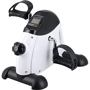 Uten Mini-fiets, arm- en beentrainer, hometrainer thuis, pedaaltrainer, bewegingstrainer voor senioren, met display, instelbare weerstand, fitnessfiets, wit Uten Mini-fiets, arm- en beentrainer, hometrainer thuis, pedaaltrainer, bewegingstrainer voor senioren, met display, instelbare weerstand, fitnessfiets, wit