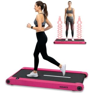 SQUATZ 2-in-1 Loopband Walking Pad met Trillingsplaten – Compacte Onder-Bureau Loopband met Afstandsbediening, LED Display, Antislip Loopband, Stille 1,0 HP Motor voor Thuis- of Kantoorworkouts SQUATZ 2-in-1 Loopband Walking Pad met Trillingsplaten – Compacte Onder-Bureau Loopband met Afstandsbediening, LED Display, Antislip Loopband, Stille 1,0 HP Motor voor Thuis- of Kantoorworkouts