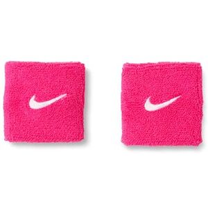 NIKE Unisex Swoosh Classic 2Pk Zweetband Vivid Pink/White One Size NIKE Unisex Swoosh Classic 2Pk Zweetband Vivid Pink/White One Size