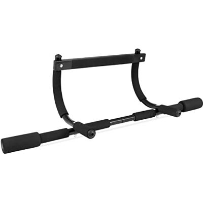 ProSource Fit Multi-Grip Lite Pull Up/Chin Up Bar, Heavy Duty Doorway trainingsbeugel voor het bovenlichaam voor Home Gyms 24"-32" (ps-1240-cu-basic), zwart ProSource Fit Multi-Grip Lite Pull Up/Chin Up Bar, Heavy Duty Doorway trainingsbeugel voor het bovenlichaam voor Home Gyms 24"-32" (ps-1240-cu-basic), zwart