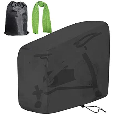 TONINT Hometrainerhoes voor binnen en buiten, waterdichte hoes voor gym, fitness, training, rechtopstaande fietsen en hometrainers TONINT Hometrainerhoes voor binnen en buiten, waterdichte hoes voor gym, fitness, training, rechtopstaande fietsen en hometrainers