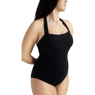 Capezio Dames Halter turnpakje, Zwart, XS Capezio Dames Halter turnpakje, Zwart, XS