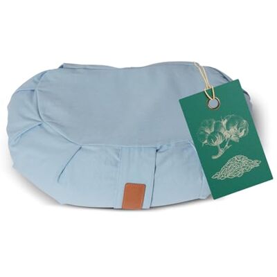 #DoYourYoga Yoga kussen »Ganesh« halve maan meditatiekussen met bio-organische Spelt vulling 45x30x14 cm lavendel #DoYourYoga Yoga kussen »Ganesh« halve maan meditatiekussen met bio-organische Spelt vulling 45x30x14 cm lavendel